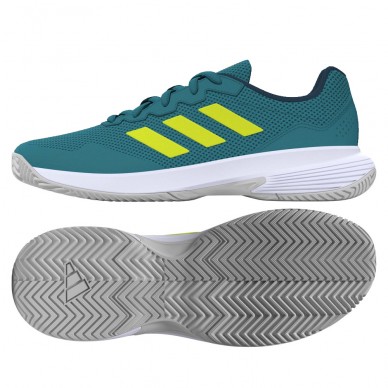 Zapatillas Adidas Gamecourt 2 M arctic fusion lucid lemon white 2023