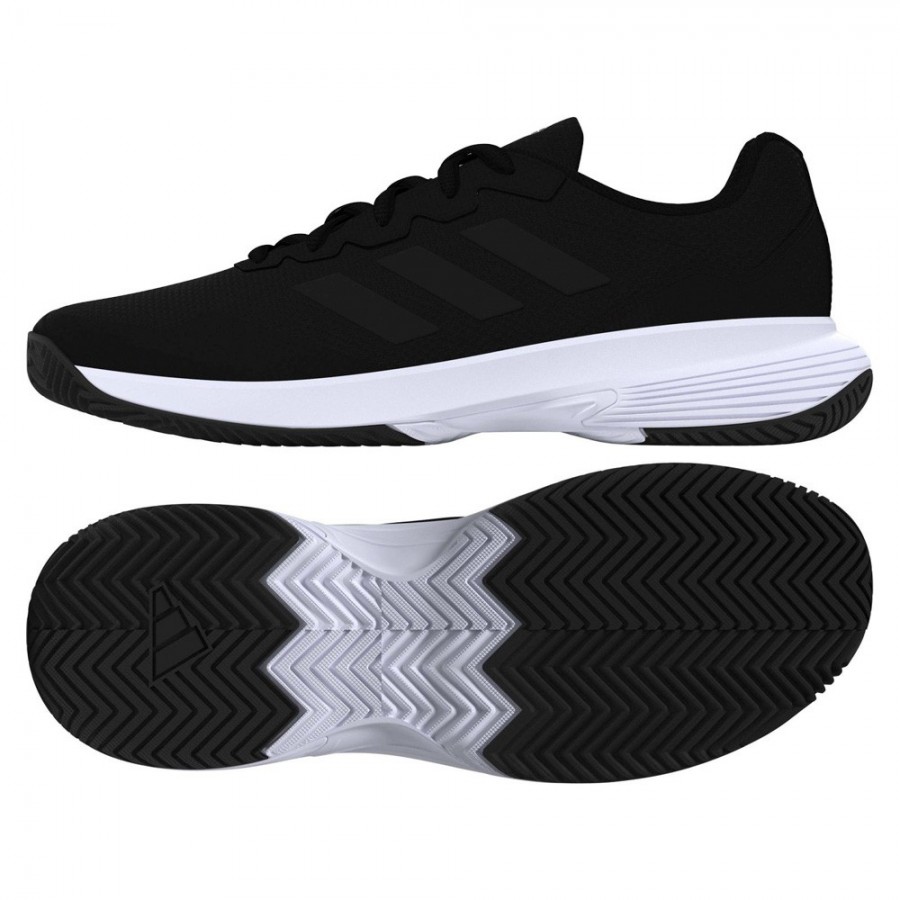 Zapatillas Adidas Gamecourt 2 M black grey Zona de Padel
