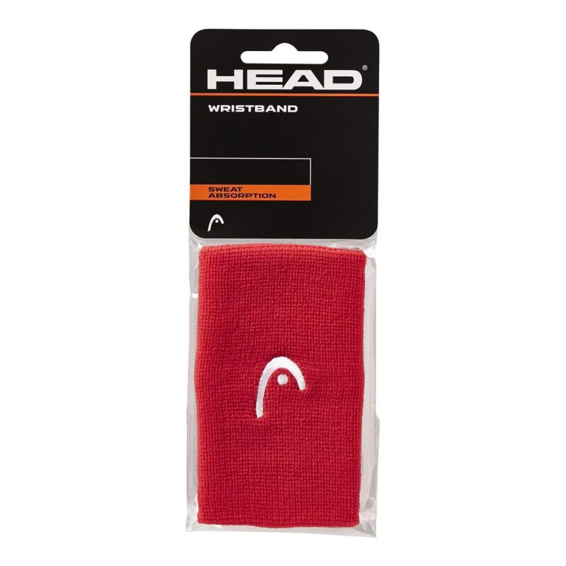 Muñequeras Head 5" rojo Muñequeras Head 5" rojo