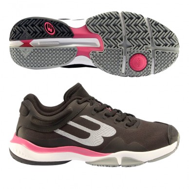 Zapatillas Bullpadel Flow Hybrid Fly 23I negro fucsia