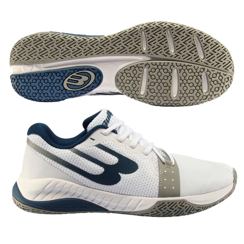 Zapatillas Bullpadel Comfort 23I blanco azul marino Zapatillas Bullpadel Comfort 23I blanco azul marino