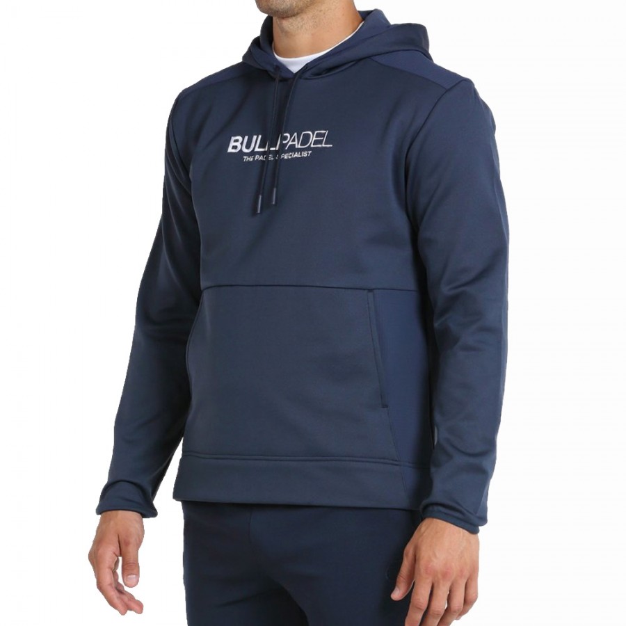 sudadera Bullpadel Yambo 23I azul lavado - Zona de Padel