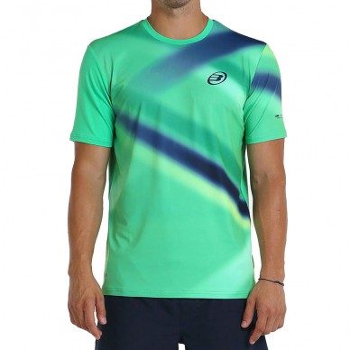 Camiseta Bullpadel Mismo verde vibrante