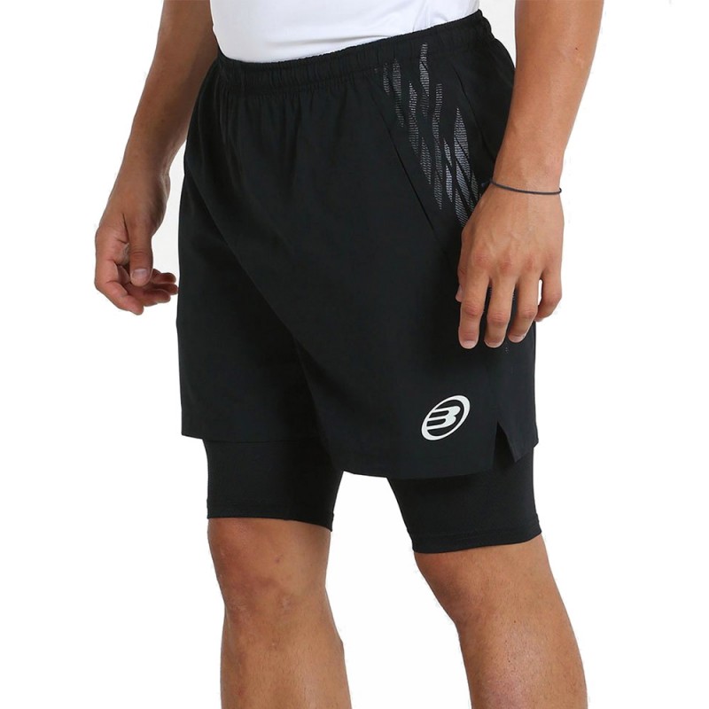 Short Bullpadel Misil negro Short Bullpadel Misil negro
