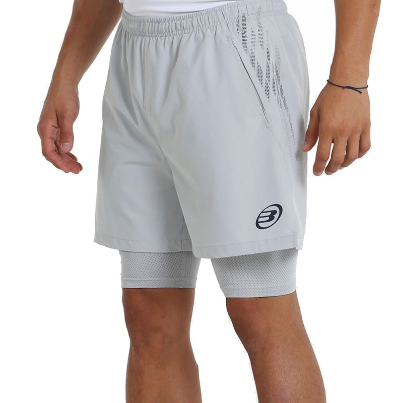Short Bullpadel Misil gris claro Short Bullpadel Misil gris claro