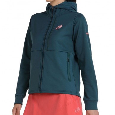 Sudadera Bullpadel Irene verde bosque