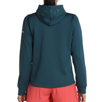 Sudadera Bullpadel Irene verde bosque