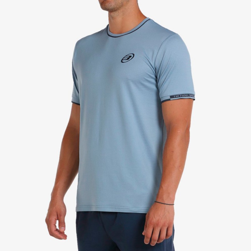 Camiseta Bullpadel Yuca 23I azul acero Camiseta Bullpadel Yuca 23I azul acero