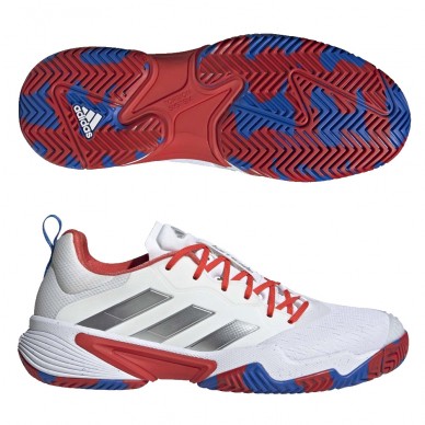 Zapatillas Adidas Barricade FMT M blanco plata 2023