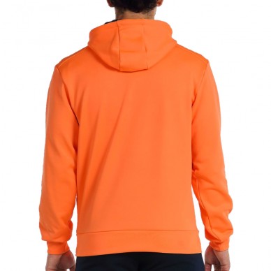 Sudadera Bullpadel Nocla naranja flúor