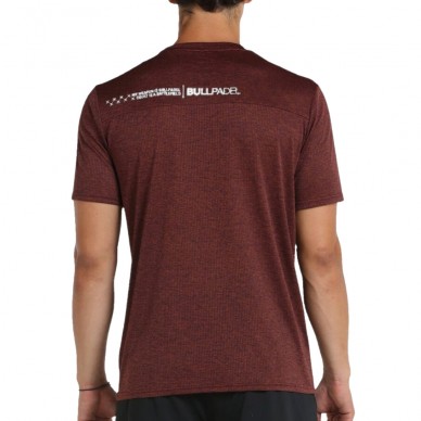 Camiseta Bullpadel Optar chocolate vigore