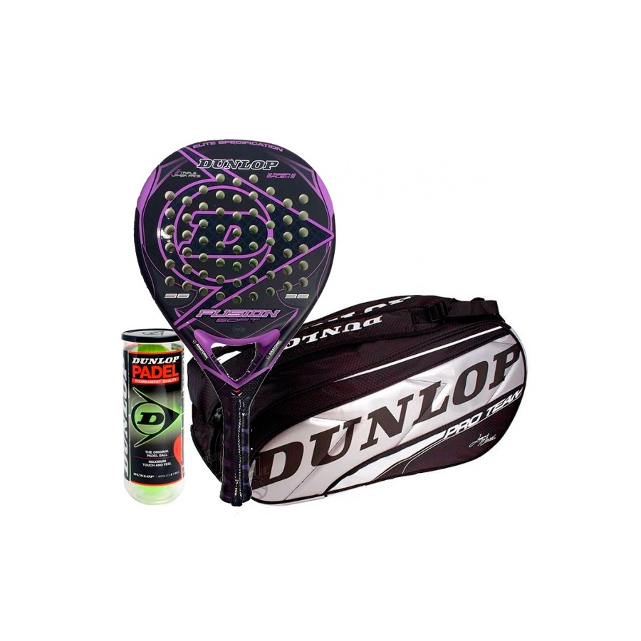 Pack Dunlop Fusion Soft + Paletero Plata