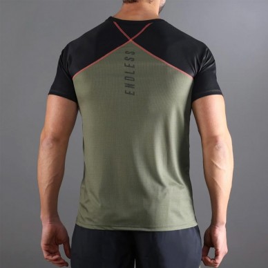 Camiseta Endless Crossback army