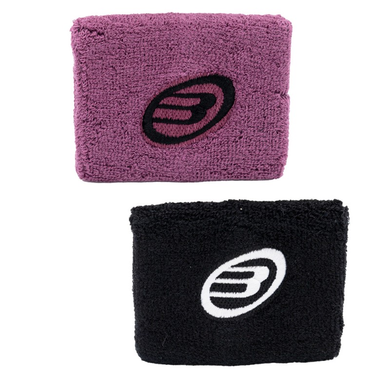 Muñequera Bullpadel BPMU236 FW negro uva tamizado Muñequera Bullpadel BPMU236 FW negro uva tamizado