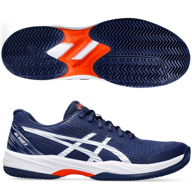 zapatillas Asics Gel Game 9 Clay oc blue expanse white 2024