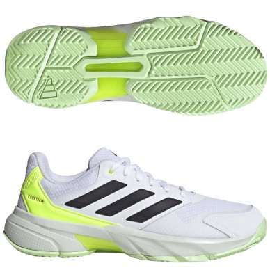 zapatillas Adidas Courtjam Control M yellow white 2024