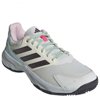 zapatillas Adidas Courtjam Control M Clay white grey 2024