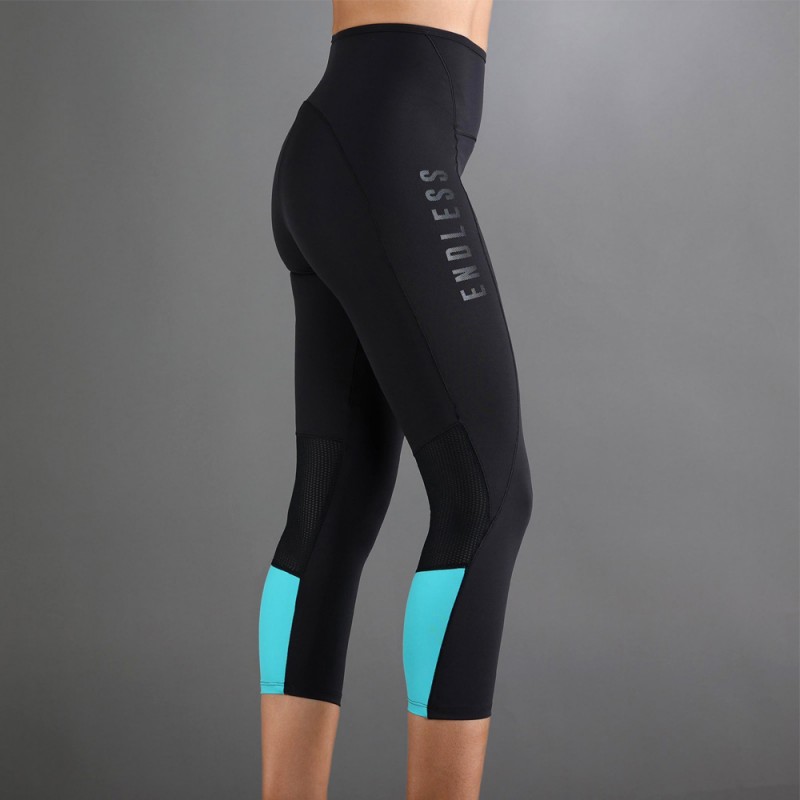 mallas Endless Indy 7/8 negro azul mallas Endless Indy 7/8 negro azul
