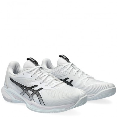 zapatillas Asics Solution Speed FF 3 Clay white black 2024