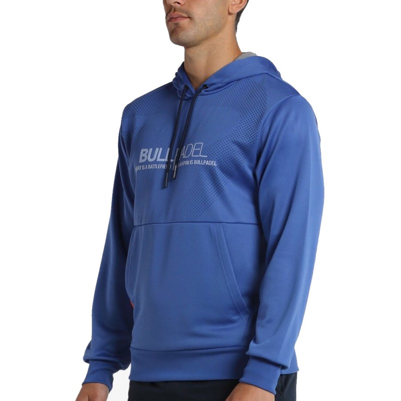 sudadera Bullpadel Grelo azul intenso