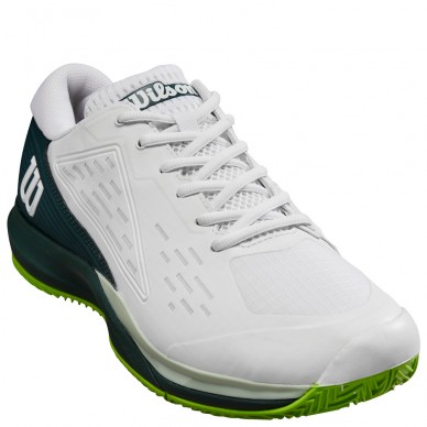 zapatillas Wilson Rush Pro Ace Clay white ponderosa green 2024