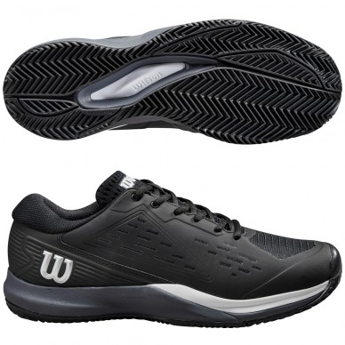 zapatillas Wilson Rush Pro Ace Clay black hombre blue 2024