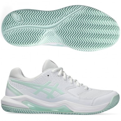 zapatillas Asics Gel Dedicate 8 Clay white pale blue 2024