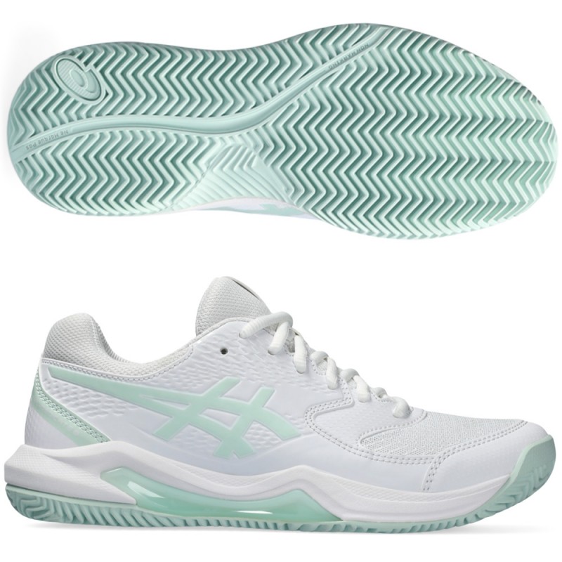 zapatillas Asics Gel Dedicate 8 Clay white pale blue 2024 zapatillas Asics Gel Dedicate 8 Clay white pale blue 2024