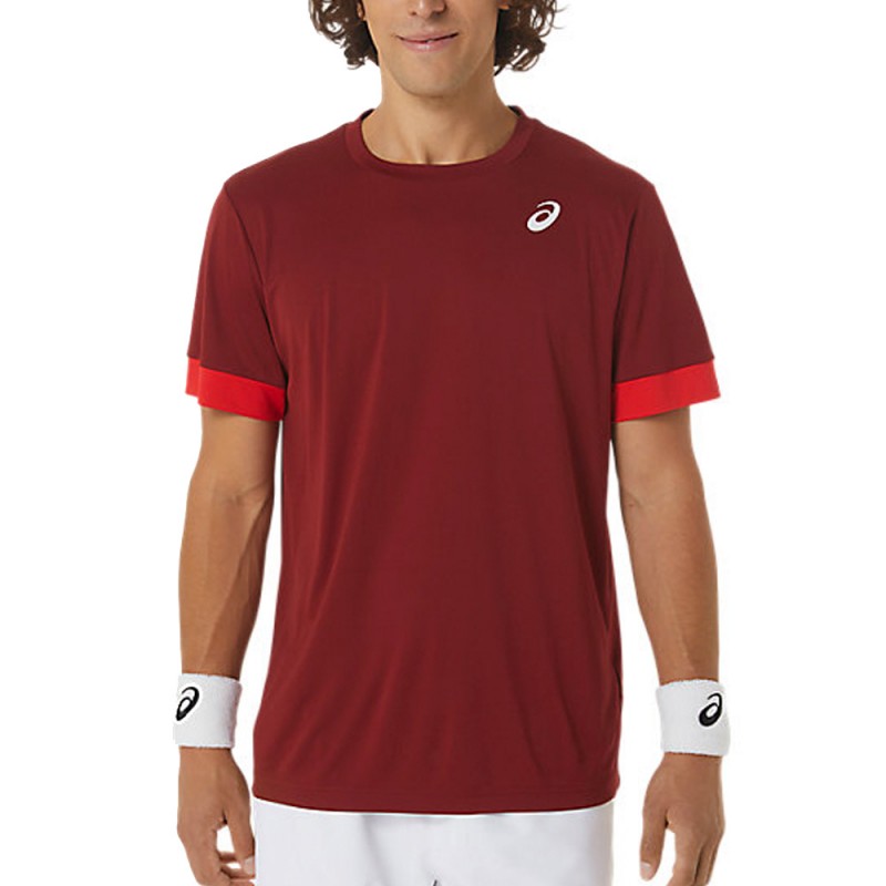 camiseta Asics Court SS Top roja