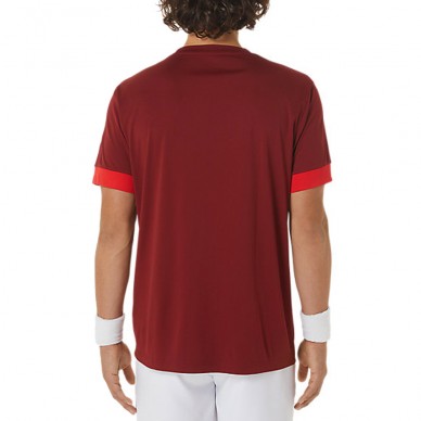 camiseta Asics Court SS Top roja