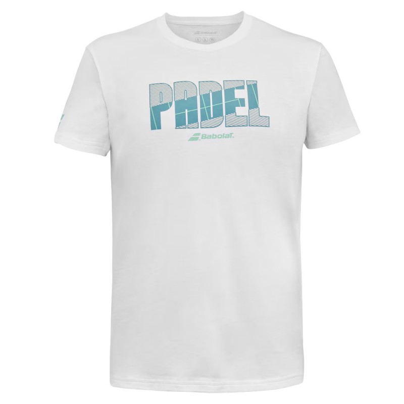 camiseta Babolat Cotton Tee men blanca camiseta Babolat Cotton Tee men blanca