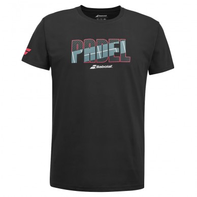 camiseta Babolat Cotton Tee men negra