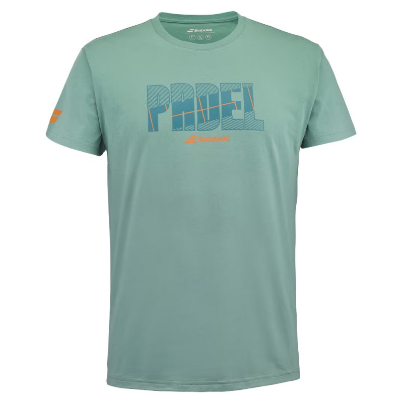 camiseta Babolat Cotton Tee men verde camiseta Babolat Cotton Tee men verde