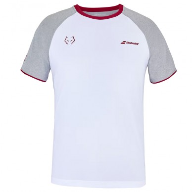 camiseta Babolat Crew Neck Tee Lebron blanca