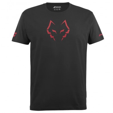 camiseta Babolat Cotton Tee Lebron negra