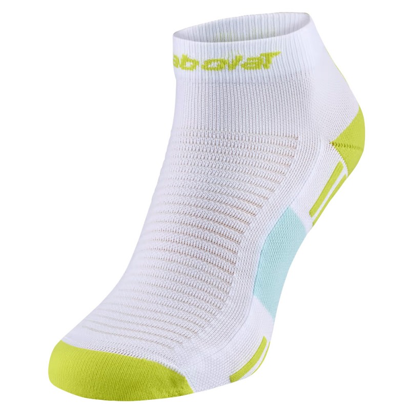 calcetines Babolat Padel Quarter Socks blanco amarillo calcetines Babolat Padel Quarter Socks blanco amarillo