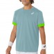 camiseta Asics Men Court SS Top tinte turquesa