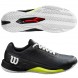 zapatillas Wilson Rush Pro 4.0 Clay black white safety yellow 2024