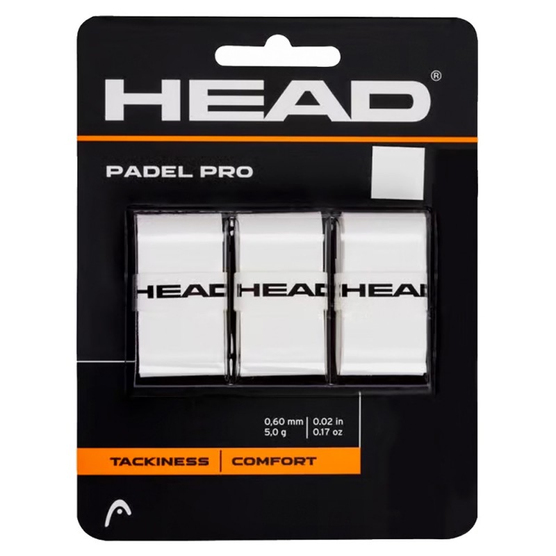 Overgrip Head Padel Pro 3 Pack blanco Overgrip Head Padel Pro 3 Pack blanco