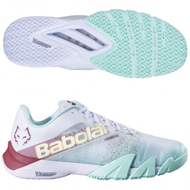 zapatillas Babolat Jet Premura 2 Men Lebron blanco rojo 2024