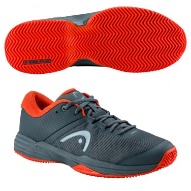 Zapatillas Head Revolt Evo 2.0 Clay dark grey orange 2024