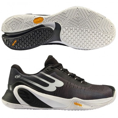 ZAPATILLAS BULLPADEL HACK VIBRAM 24V NEGRO 