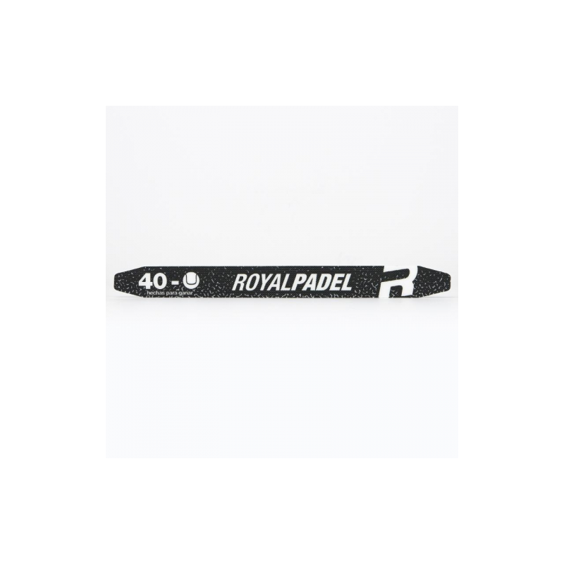 Protector Royal Padel Negro Letras Blancas Protector Royal Padel Negro Letras Blancas