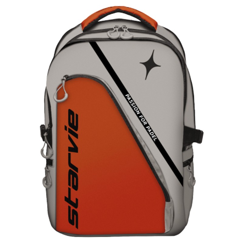 mochila Star Vie Pro Astrum gris naranja 2024 mochila Star Vie Pro Astrum gris naranja 2024