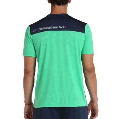 camiseta Bullpadel Optar verde vibrante