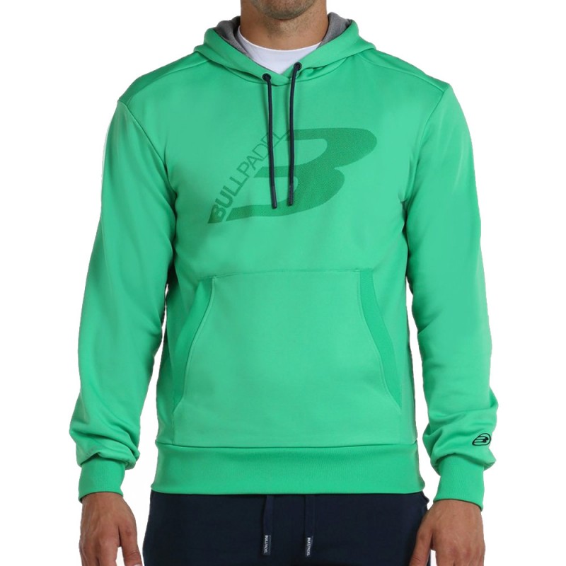 sudadera Bullpadel Nocla verde vibrante