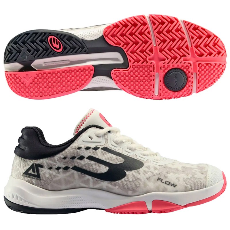 zapatillas Bullpadel Flow 24V blanco carbon 2024 zapatillas Bullpadel Flow 24V blanco carbon 2024