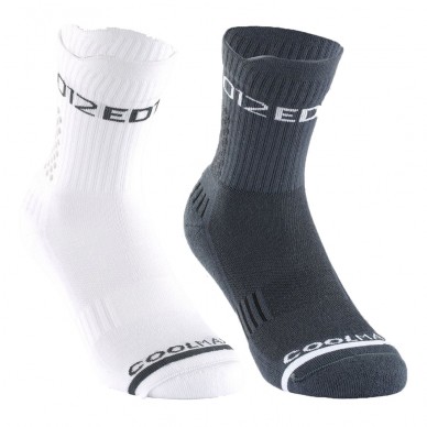 calcetines Bullpadel BP24PRM blanco azul sombra