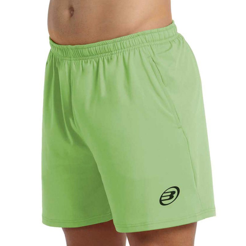 short Bullpadel Afate amarillo azufre flúor short Bullpadel Afate amarillo azufre flúor