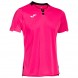 camiseta Joma Ranking rosa flúor negro